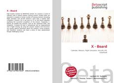 Copertina di X - Board