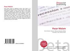 Copertina di Pasar Malam