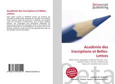 Copertina di Académie des Inscriptions et Belles-Lettres