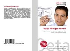Voice Refugee Forum的封面