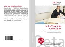 Couverture de Voice Your Vote Commission