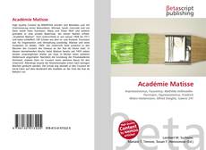 Académie Matisse的封面