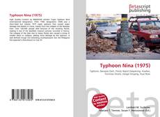 Buchcover von Typhoon Nina (1975)