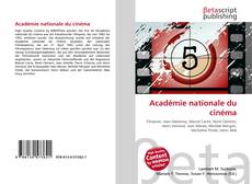 Couverture de Académie nationale du cinéma