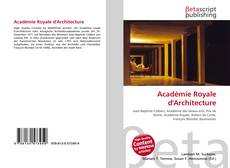 Couverture de Académie Royale d'Architecture