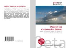 Buchcover von Wadden Sea Conservation Station