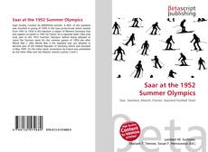Capa do livro de Saar at the 1952 Summer Olympics 