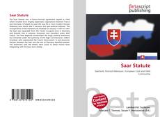 Copertina di Saar Statute