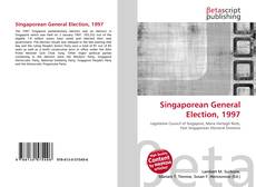 Singaporean General Election, 1997 kitap kapağı