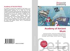 Copertina di Academy of Ancient Music