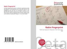 Capa do livro de Rabin Fingerprint 