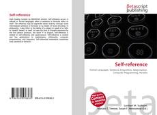 Capa do livro de Self-reference 