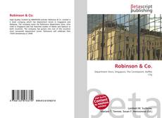 Capa do livro de Robinson & Co. 