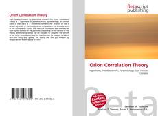 Buchcover von Orion Correlation Theory