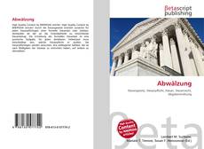 Copertina di Abwälzung