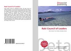 Buchcover von Rabi Council of Leaders