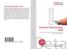 Buchcover von Saarland State Election, 2009