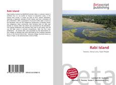 Buchcover von Rabi Island