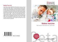 Bookcover of Rabies Vaccine