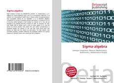 Copertina di Sigma-algebra