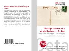 Buchcover von Postage stamps and postal history of Turkey