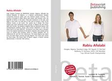 Buchcover von Rabiu Afolabi