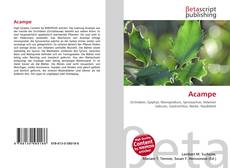 Copertina di Acampe