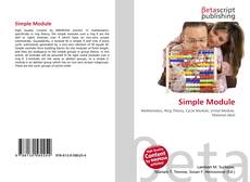 Copertina di Simple Module