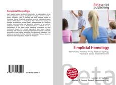 Copertina di Simplicial Homology