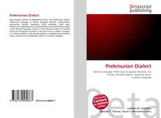 Buchcover von Prekmurian Dialect