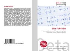 Обложка Size Function