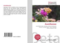 Buchcover von Acanthaceae
