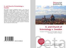 Buchcover von X. and Church of Scientology v. Sweden