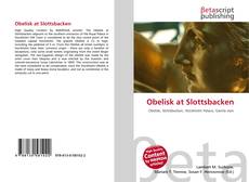 Copertina di Obelisk at Slottsbacken