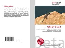 Buchcover von Gibson Desert