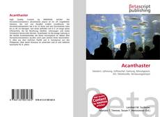 Buchcover von Acanthaster