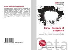 Copertina di Prince- Bishopric of Paderborn