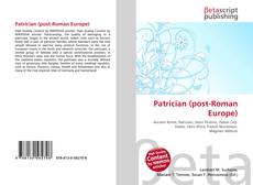 Couverture de Patrician (post-Roman Europe)