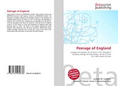 Buchcover von Peerage of England