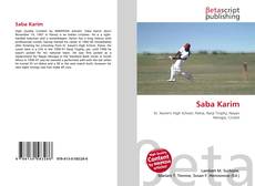 Capa do livro de Saba Karim 