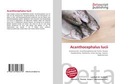 Capa do livro de Acanthocephalus lucii 