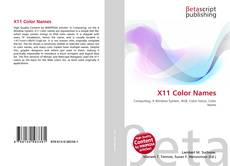 Copertina di X11 Color Names