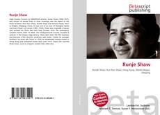 Copertina di Runje Shaw