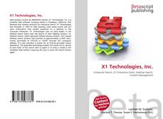 Обложка X1 Technologies, Inc.