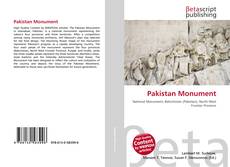 Buchcover von Pakistan Monument