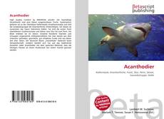 Copertina di Acanthodier