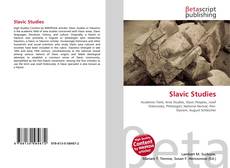 Couverture de Slavic Studies