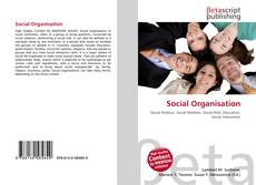Couverture de Social Organisation