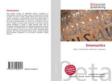Couverture de Onomastics