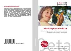 Couverture de Acanthopteroctetidae